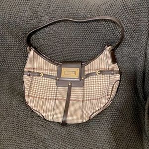 Ralph Lauren vintage brown houndstooth bag